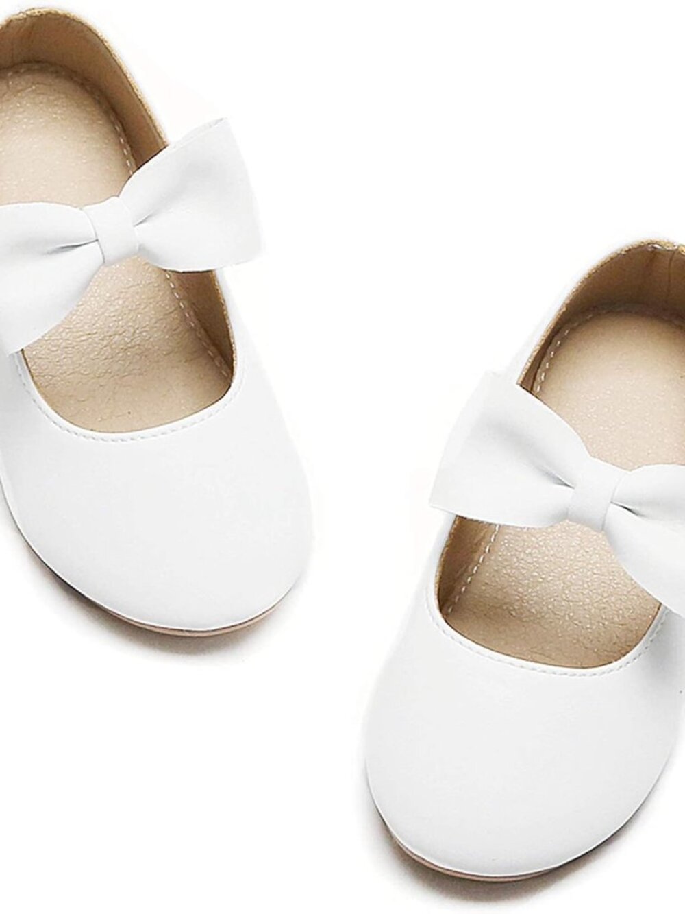 Toddler Little Girls Dress Shoes - Flower Girls Mary Jane Flats Ballet Shoes Par